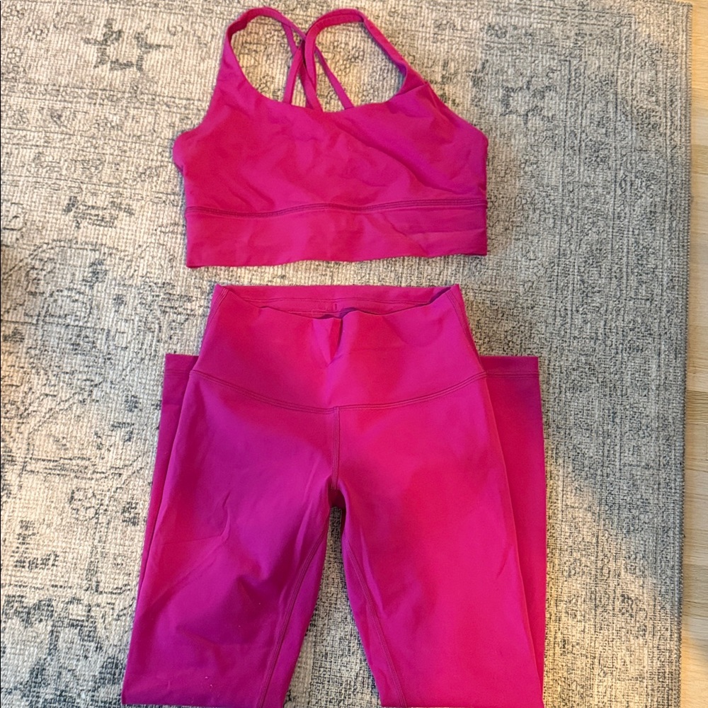 Hot Pink Lululemon Set